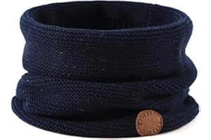 Peecabe Baby Boys Knitted Scarves Warm Toddler Girl Infinity Scarf Kids Soft Chunky Neck Warmer for Fall Winter