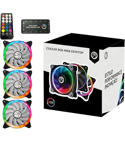 Kit 3 Fans Phanteks T30 Cinza PWM Tri-mode 120 x 120 x 30 mm PH
