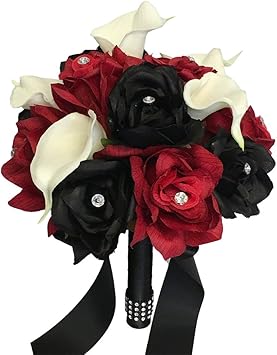 Amazon Com Build Your Wedding Package Artificial Flower Bouquet Corsage Boutonniere Rose Calla Lily Red White Black Wedding Theme Bridesmaid A Rose With Calla Lily Furniture Decor Amazon Com Build Your Wedding Package Artificial Flower Bouquet Corsage Boutonniere Rose Calla Lily Red White Black Wedding Theme Bridesmaid A Rose With Calla Lily Furniture Decor