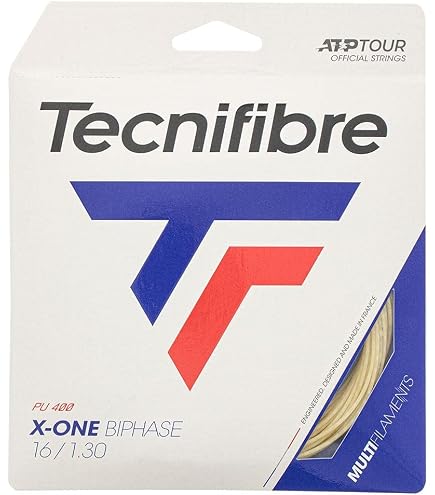 Tecnifibre TRIAX テニスストリング591⑬ Tecnifibre Corda de tênis Triax Natural (17 Natural) | Amazon.com.br
