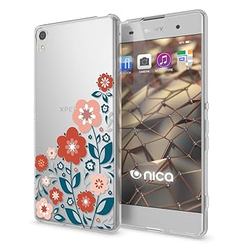 NALIA Handyhülle kompatibel mit Sony Xperia XA, Slim Silikon Motiv Case Phone Cover Crystal Schutzhülle Dünn Durchsichtig, Et