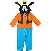 Disney Mickey Mouse Goofy Pluto Zip Up Coverall Newborn to Big Kid