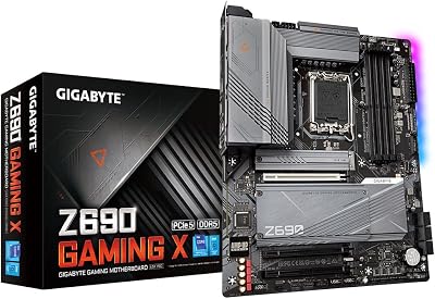 Gigabyte Z690 GAMING X ATX Motherboard 12th Gen Intel LGA 1700 DDR5 NVMe PCIe
