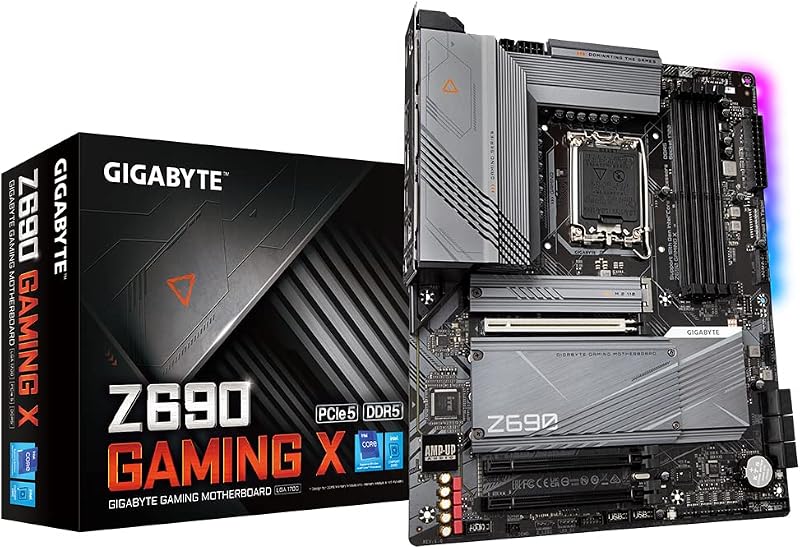 Gigabyte Z690 GAMING X ATX Motherboard 12th Gen Intel LGA 1700 DDR5 NVMe PCIe