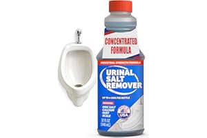 Escentile Urinal Salt Remover – Dissolves Uric Acid, Made in USA | Rust & Hard Water Scale | Drain Opener for Toilets & Urina