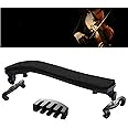 SUEWIO Violin Shoulder Rest for 1/2 Size, Adjustable Violin Shoulder Rest for Kids Beginners with Comfortable Foam Pad & Height Adjustable Feet