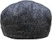 KBETHOS KBW-317 Blk L/XL Ascot Ivy Button Newsboy Hat