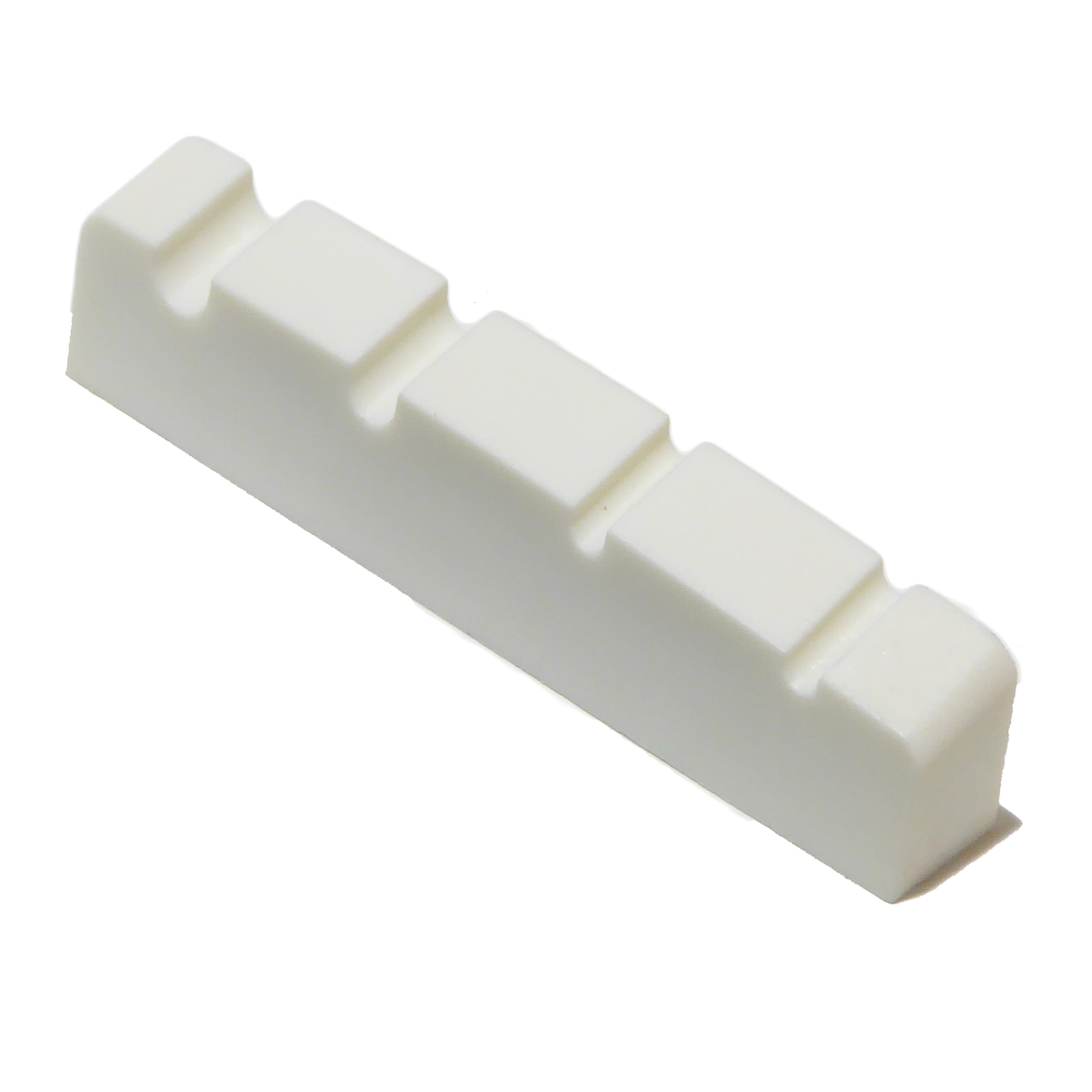 White Left handed Bass guitar graphite top nut four string 42x6mm