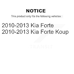 Transit Auto Front Rear Ceramic Disc Brake Pads Kit