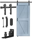 TITECK Sliding Barn Door Hardware Kit - 5 FT Heavy