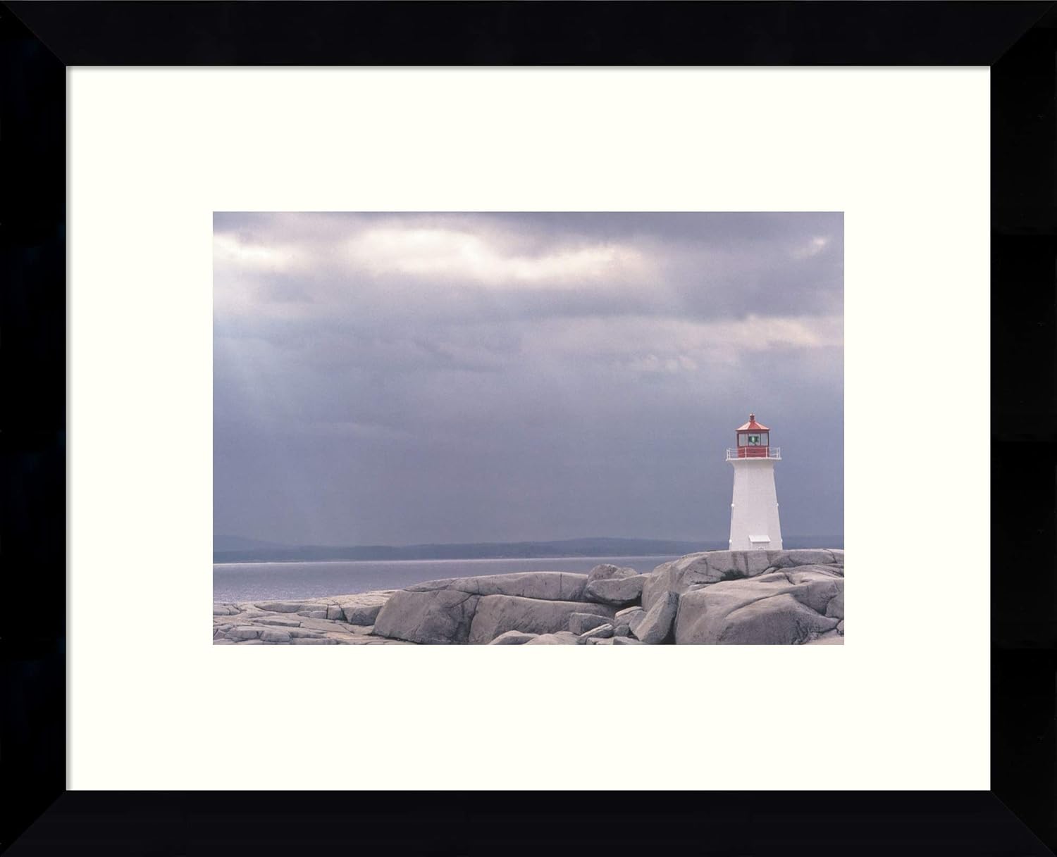 Framed Wall Art Print Lighthouse, Nova Scotia by Art Wolfe