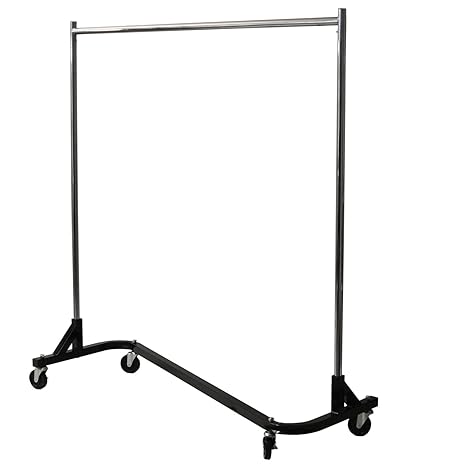 GERSO Schwerlast Kleiderständer Goliath Industrieständer Z-Rack (schwarz)