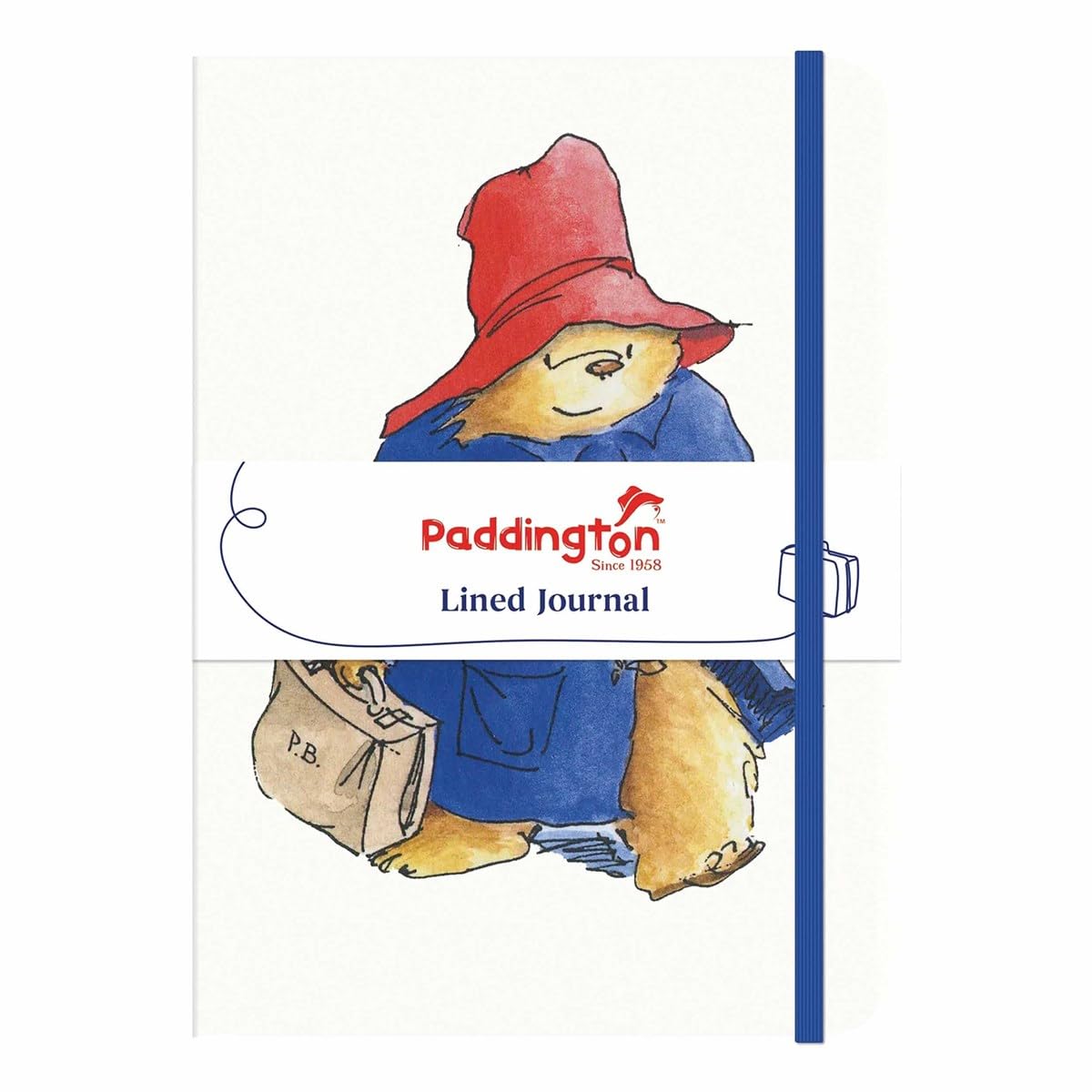 Lined Journal - Paddington Bear - 200 Page Elasticated Notebook