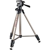 Slik U9000 Tripod with 3-Way Fluid-Effect Head and Built-In Bubble Level,Silver