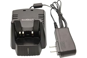 GoodQbuy® Ni-MH Ni-CD Battery Charger is Compatible with Yaesu/Vertex Standard Horizon Radios FNB-V57 FNB-V57H FNB-64 FNB-64H FNB-V64 FNB-V83 FNB-83 FNB-83H FNB-V94 VAC-20G VAC-10G VAC-400