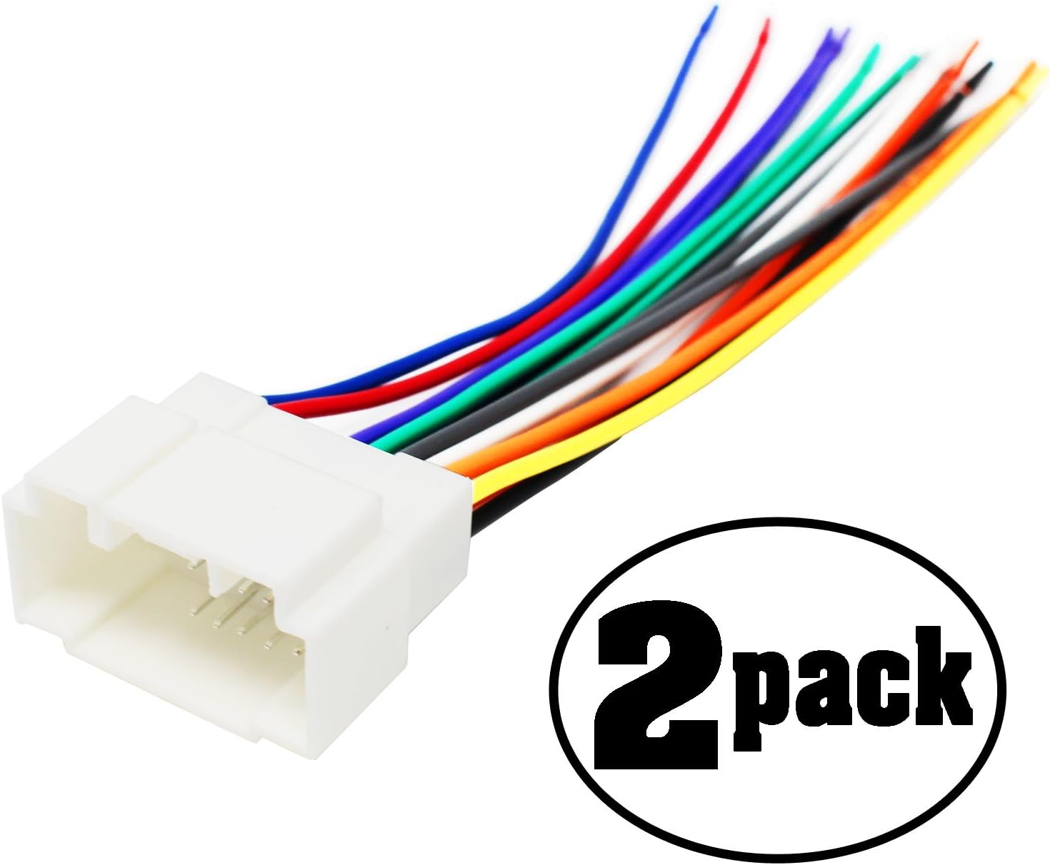Amazon.com: 2-Pack Replacement Radio Wiring Harness for 2006 Honda
