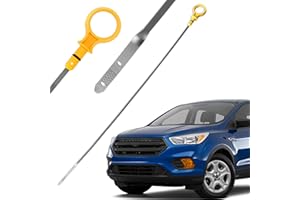Covnikyer Engine Oil Level Dipstick Indicator Compatible for Ford Edge Escape Explorer Focus Fusion Taurus, for Lincoln Continental MKC MKT MKX MKZ Replace 2.0L Fluid Indicator Oil Stick CJ5Z-6750-A