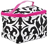 World Traveler Damask Collection Cosmetic Makeup Case