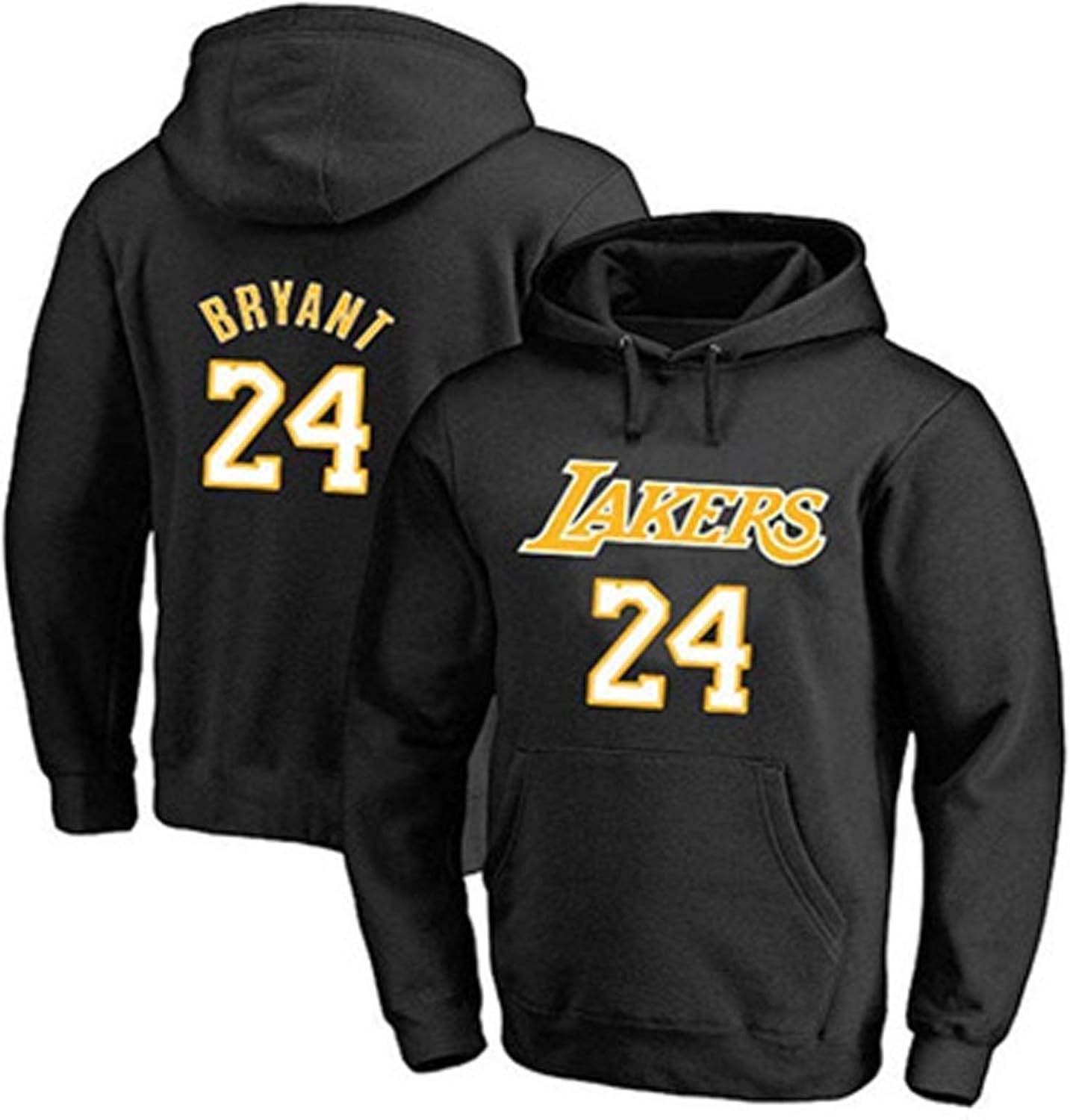 Lakers Bryant24 Basketball Hoodie Men, Casual Hooded Sweatshirt Long Sleeve Printed Pullover