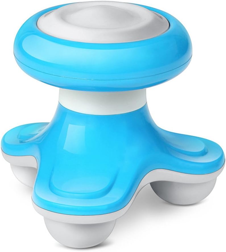 Mini Massager Tripod Shape Electric Portable Hand Held with Vibrating Function for Back, Neck & Body Massager
