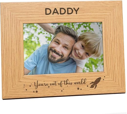dad son picture frame