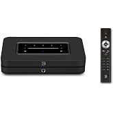 Bluesound Node (2024) Music Streamer with RC1 Remote - Black (Bundle) | ESS SABRE DAC, HDMI eARC, AirPlay 2, Spotify Connect, Roon Ready &amp; aptX Adaptive Bluetooth