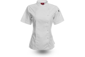Chef Trends Women's Crossover Collar Keep Kool™ Mesh-Side Chef Coat C520