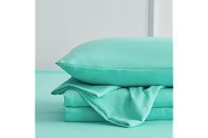 SKYMOOD Full Sheet Set - Soft Bed Sheets for Full Size Bed, Extra Deep Pocket Hotel Luxury Sheets, Cooling Breathable Bedding Sheets and Pillowcases, Wrinkle Free Oeko-Tex Sheets 4 Piece
