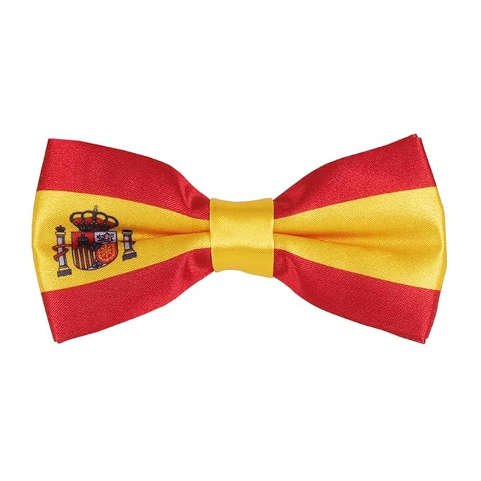 Spanish Flag Bow Tie Spain Flag Amazon.co.uk Clothing