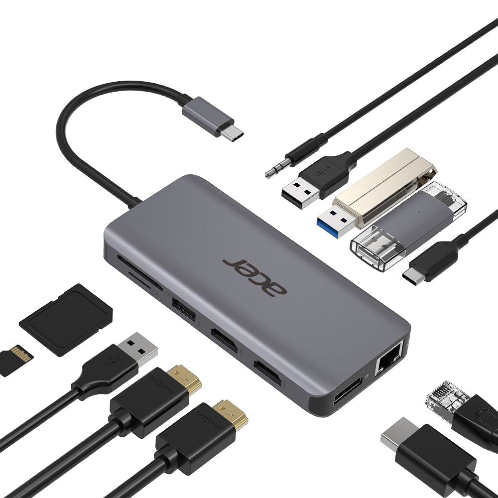 Adapter TYPE-C 12-EN-1: 2x USB 3.0