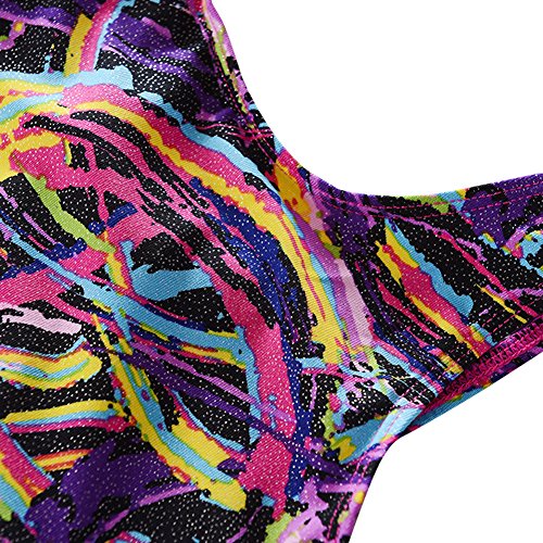 Nachvorn Girls' Sleeveless Gymnastics Leotard One-Piece Dancing Athletic Camisole