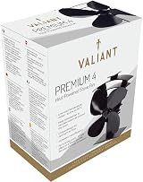 Valiant Premium IV Stove Fan and Magnetic Thermometer Black view 3
