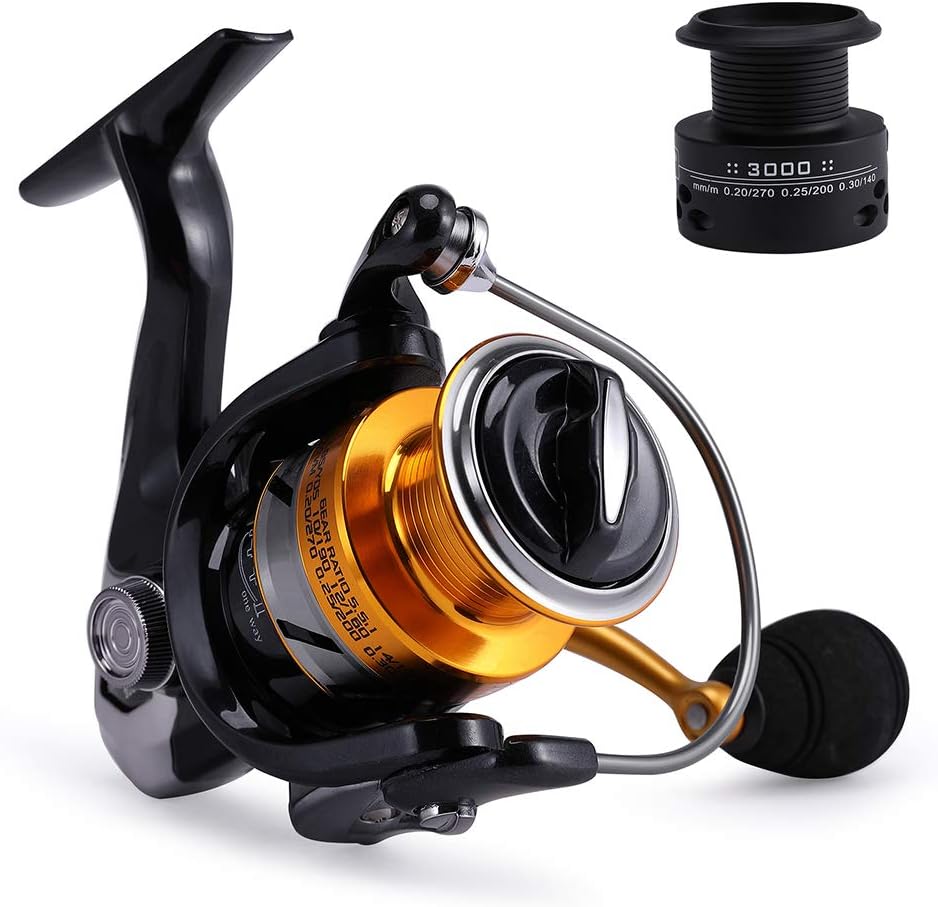 Gosccess Spinning Fishing Reels Stainless Steel Spinning Reel Freshwater Saltwater Fishing Reel Left/Right Interchangeable