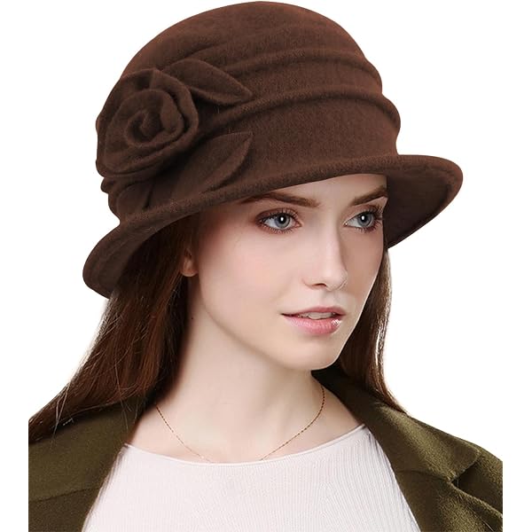 Women Felt French Beret Hat Knitted Beanie Hat Vintage  display picture 1