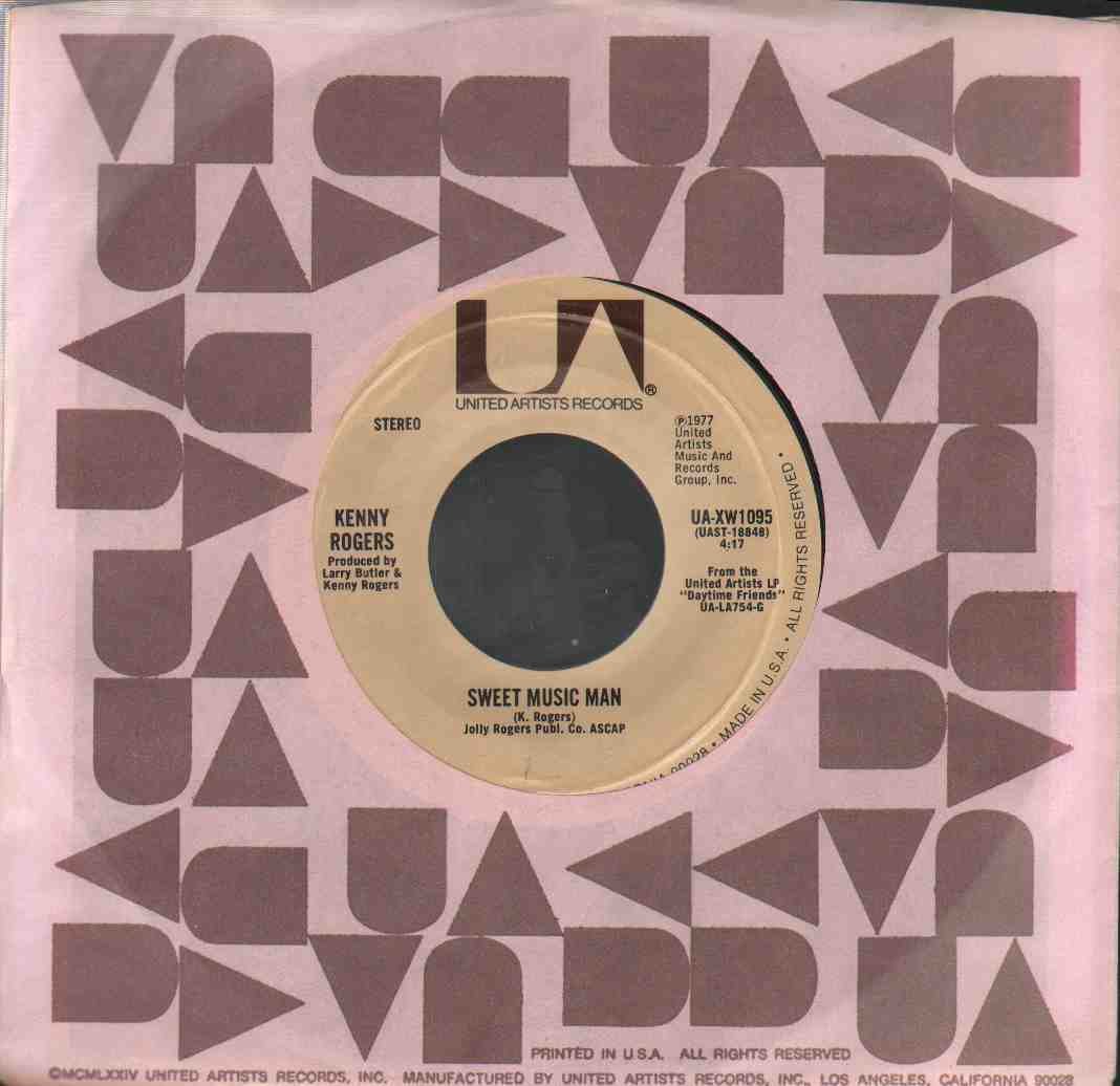 Kenny Rogers Sweet Music Man Music