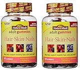 Nature Made Hair Skin And Nails Gummies, Mixed Berry Flavors - 180 Gummies