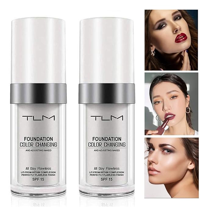 Amazon.com : TLM Colour Changing Foundation Makeup, Flawless Color