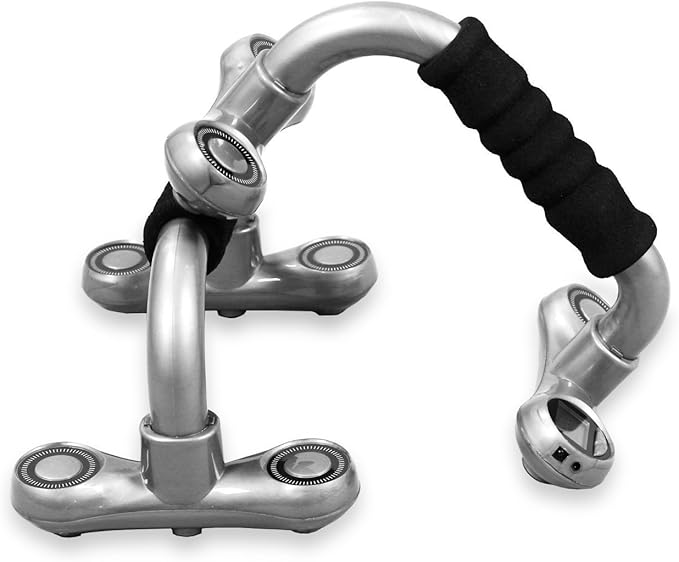We R Sports® Solid PushUp Bars Stands With Counter Pull Press Bar Foam