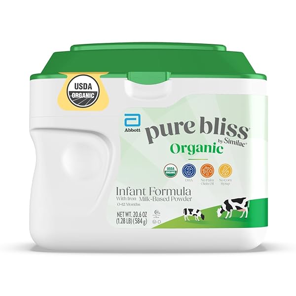 PURE BLISS BY SIMILAC ORGANIC INFANT FORMULA, EASY...