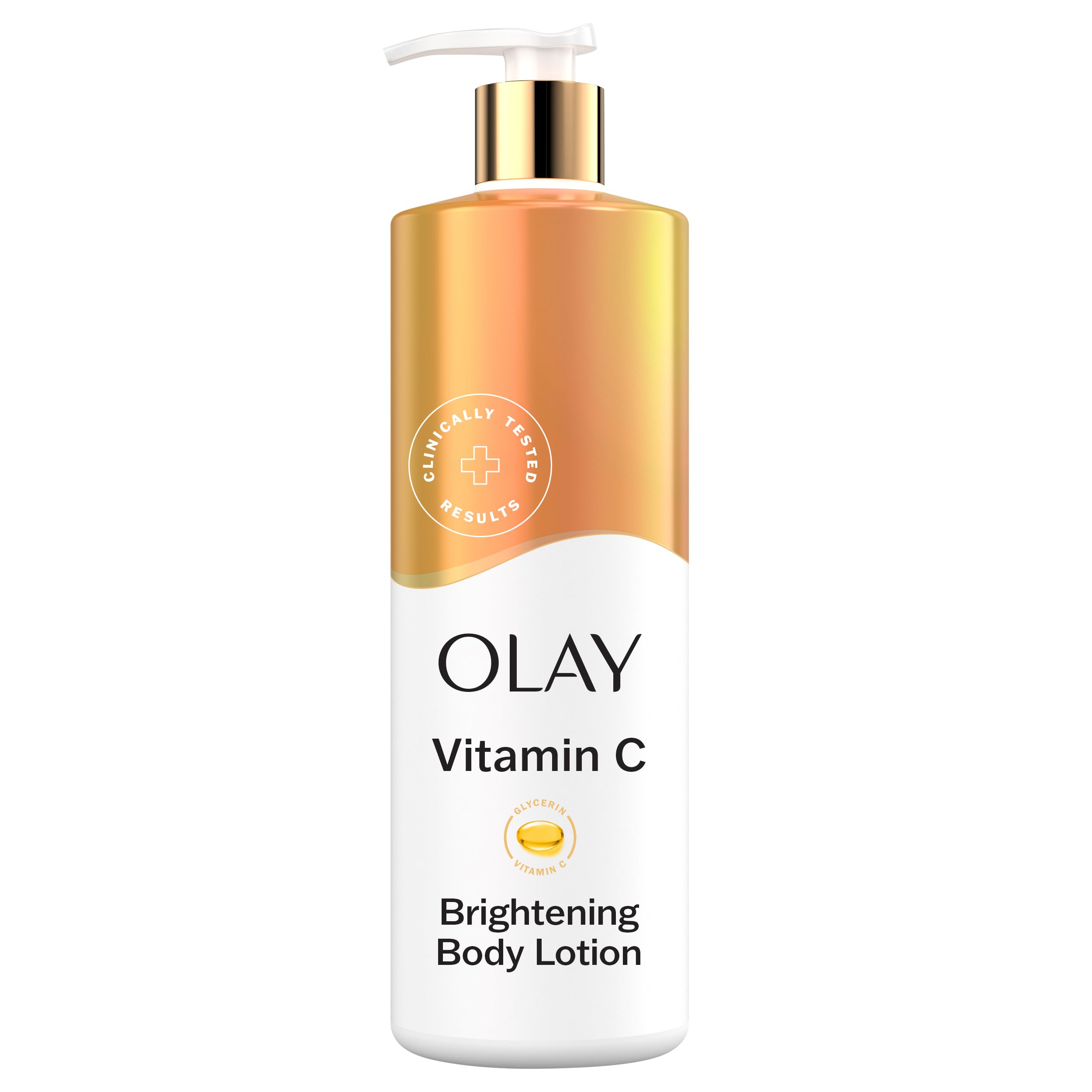 Photo 1 of Olay Body Lotion for Women, Brightening with Vitamin C Serum, Visibly Bright & Radiant Skin, 24hr Moisture & Hydration, Fast Absorbing Formula, Vitamin B3 Complex, For All Skin Types, 17 fl oz