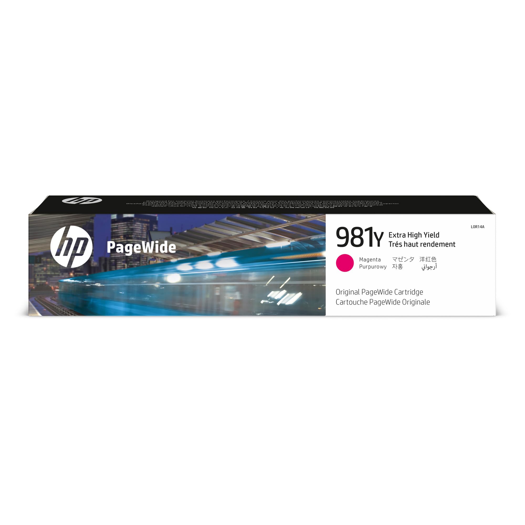 HP L0R14A 981Y Extra High Yield Original PageWide Cartridge, Magenta, Single Pack