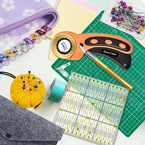 Rotary Cutter Set for Fabric, 96 PCS Quilting Supplies, Including