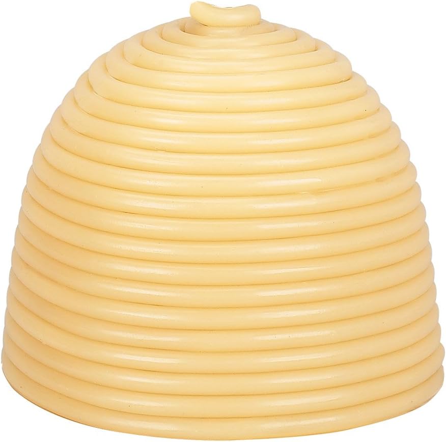 Candle by the Hour 160-Hour Beehive Candle Refill, Eco-friendly Natural Beeswax with Cotton Wick: Home & Kitchen