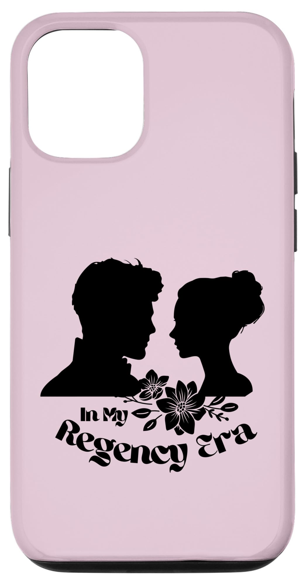 iPhone 14 Pro In My Regency Era Gentleman Lady Flowers Case