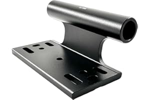 ITPrackin L-Shape Bike Fork Mount Block for 12mm & 15mm Thru-Axle – Perfect for Crossbar, L-Track, or Interior Bike Rack Syst