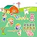 Jar Melo Reusable Sticker Pad; City Park; 5 Scenes and Over 145 Stickers; Separated Scenes