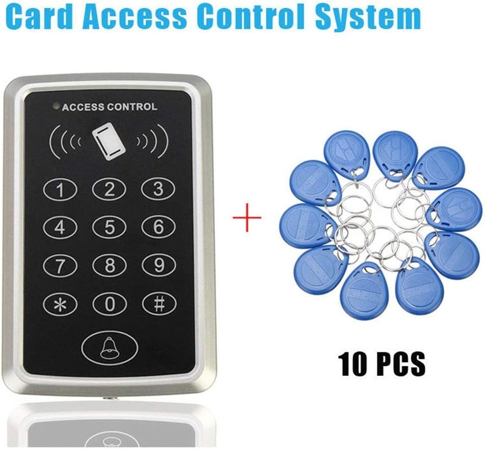 10 pcs Keys RFID Proximity Card Access Control System RFID/EM Keypad Card Access Control Door Opener Smart Code Door Lock