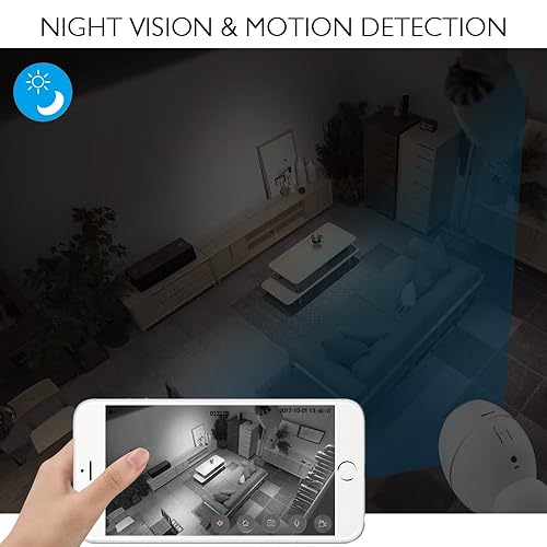 AKASO WiFi Security Camera, HD 720P Rechargeable Wireless IP