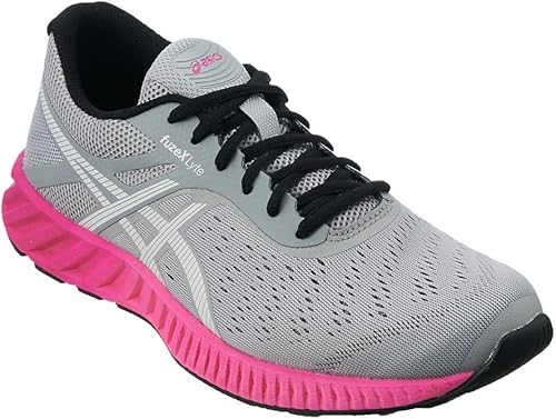 Amazon Co Jp Asics アシックス レディー フューズx ライト レディース ランニングシューズ Fuzex 9601 Tja331 9601シルバーグレー 25 0 スポーツ アウトドア