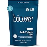 Bio.me Daily Prebiotic Fiber Powder Unflavored - 7g Per Serving - Soluble & Insoluble Fiber Supplement Powder for Women & Men - Digestive Health & Gut Health - GLP-1 Friendly, Sugar Free - 30 Servings